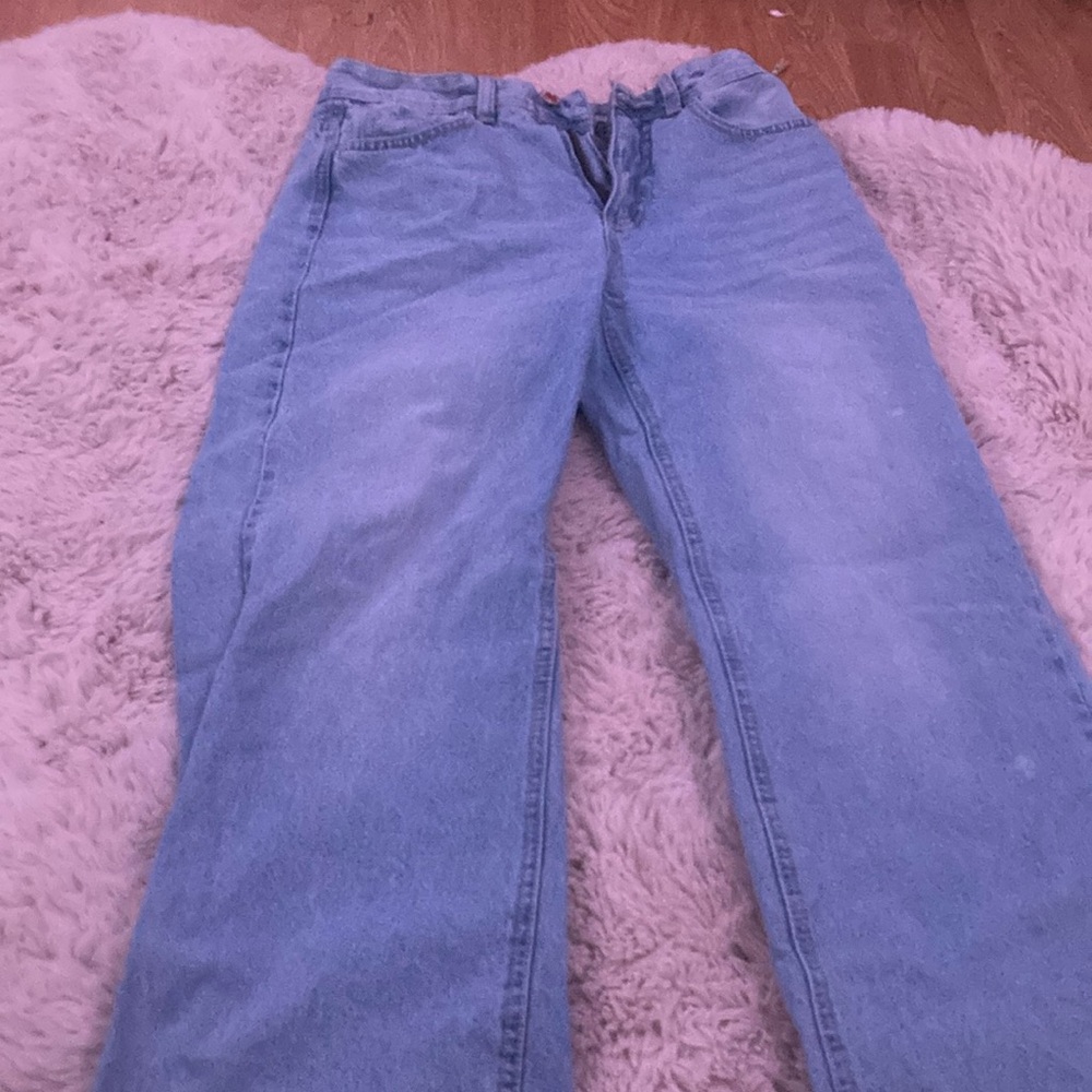 Classic Blue Straight Leg Jeans
